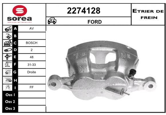 Etrier de frein SEEAC 4274128