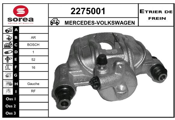 Etrier de frein SEEAC 4275001