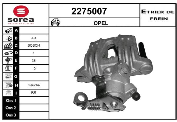 Etrier de frein SEEAC 4275007