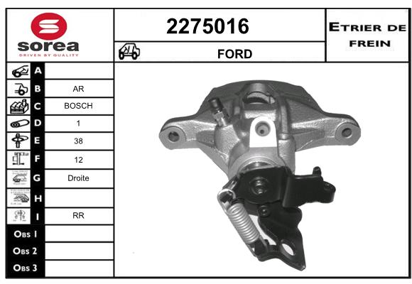 Etrier de frein SEEAC 4275016