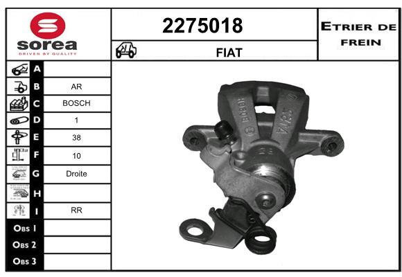 Etrier de frein SEEAC 4275018