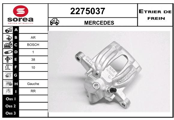 Etrier de frein SEEAC 4275037