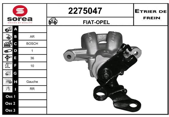 Etrier de frein SEEAC 4275047