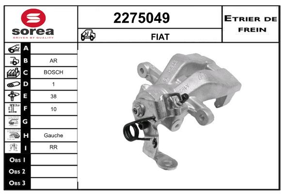 Etrier de frein SEEAC 4275049