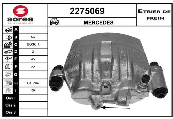 Etrier de frein SEEAC 4275069