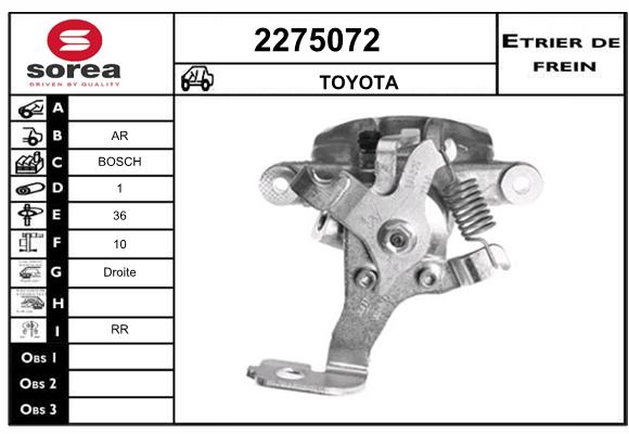 Etrier de frein SEEAC 4275072