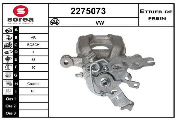 Etrier de frein SEEAC 4275073