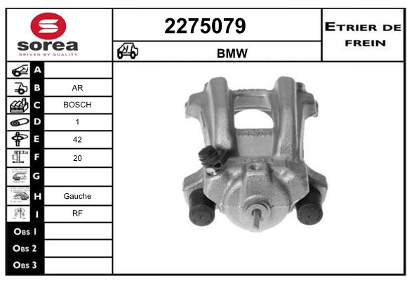 Etrier de frein SEEAC 4275079