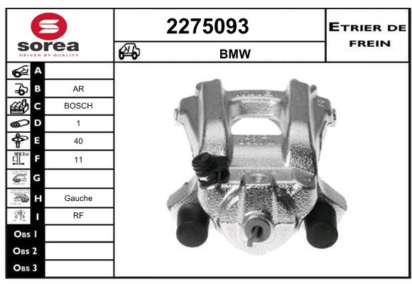 Etrier de frein SEEAC 4275093