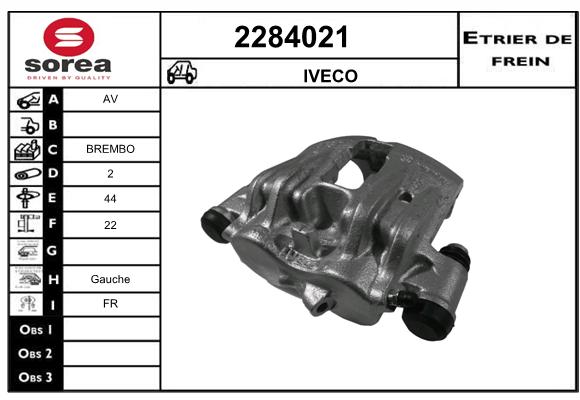 Etrier de frein SEEAC 4284021