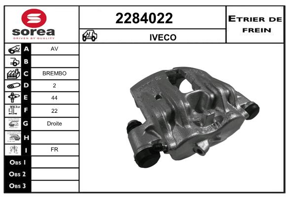 Etrier de frein SEEAC 4284022