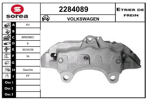 Etrier de frein SEEAC 4284089