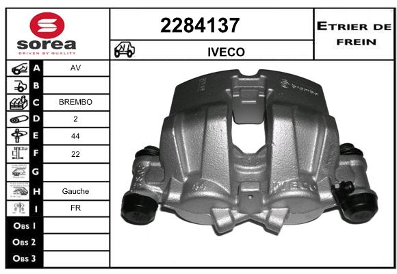 Etrier de frein SEEAC 4284137