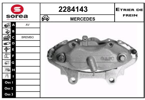 Etrier de frein SEEAC 4284143