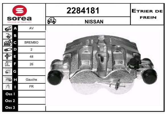 Etrier de frein SEEAC 4284181