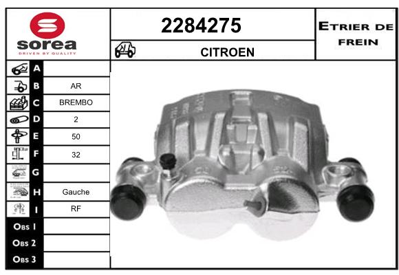 Etrier de frein SEEAC 4284275