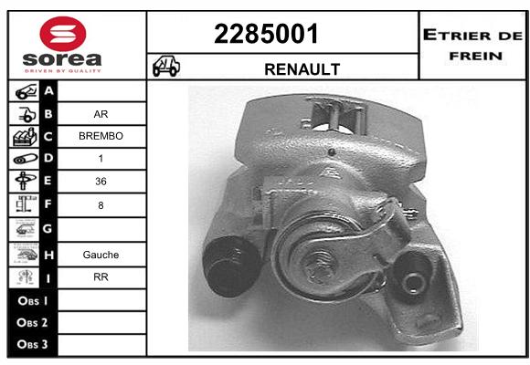 Etrier de frein SEEAC 4285001