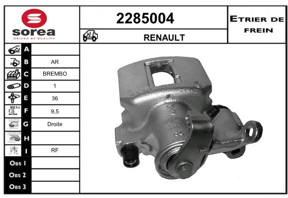 Etrier de frein SEEAC 4285004