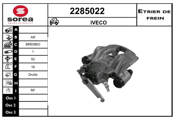 Etrier de frein SEEAC 4285022