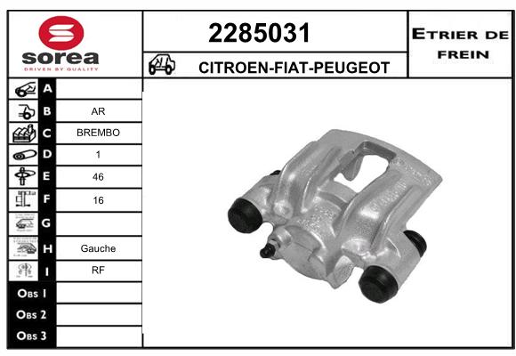 Etrier de frein SEEAC 4285031