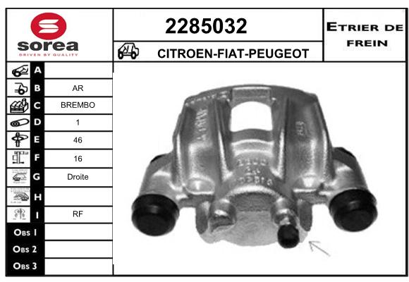 Etrier de frein SEEAC 4285032