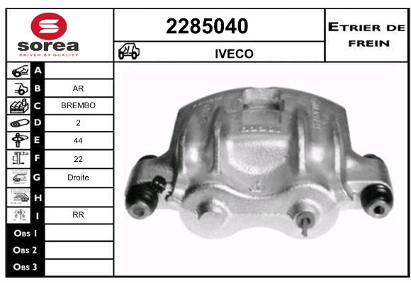 Etrier de frein SEEAC 4285040