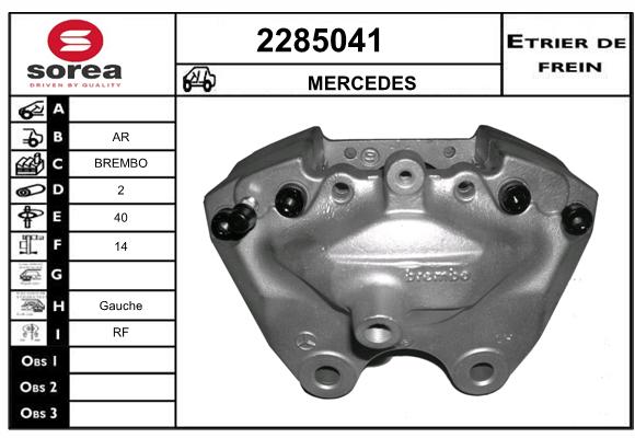 Etrier de frein SEEAC 4285041