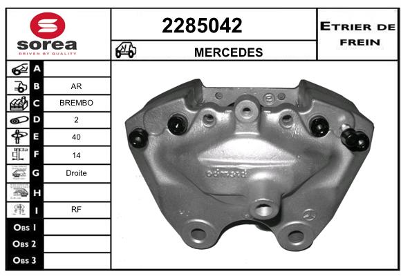 Etrier de frein SEEAC 4285042