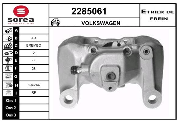 Etrier de frein SEEAC 4285061