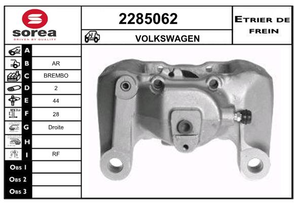 Etrier de frein SEEAC 4285062