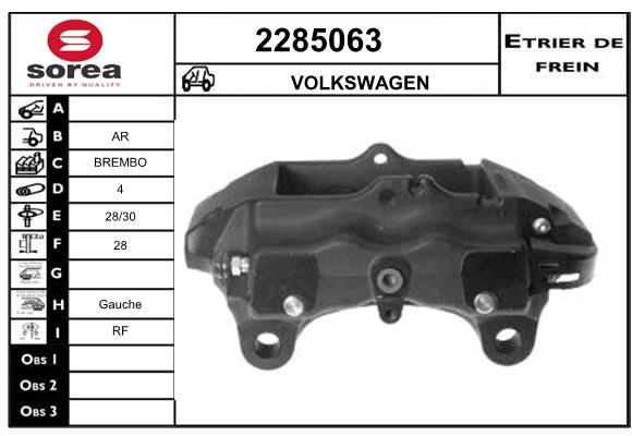 Etrier de frein SEEAC 4285063