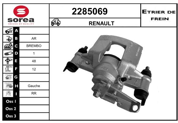 Etrier de frein SEEAC 4285069