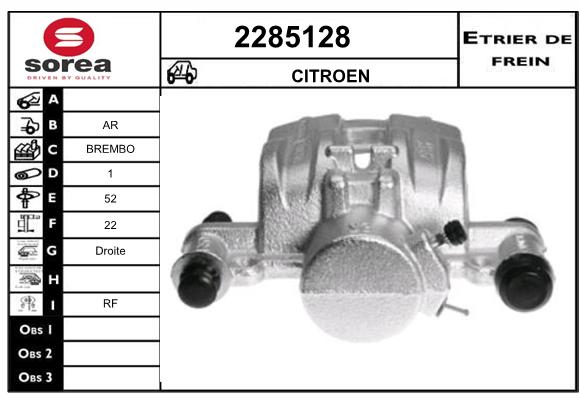 Etrier de frein SEEAC 4285128