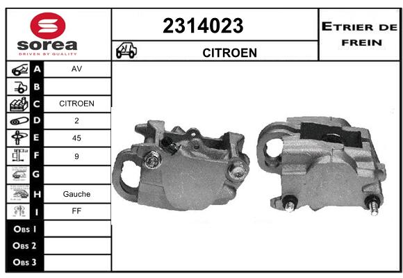 Etrier de frein SEEAC 4314023