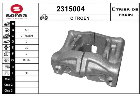 Etrier de frein SEEAC 4315004