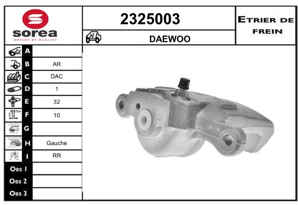 Etrier de frein SEEAC 4325003