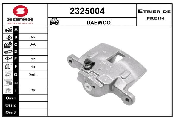 Etrier de frein SEEAC 4325004