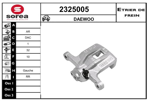 Etrier de frein SEEAC 4325005