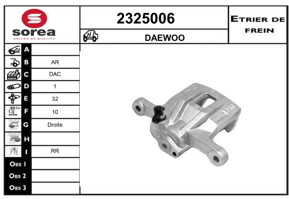 Etrier de frein SEEAC 4325006