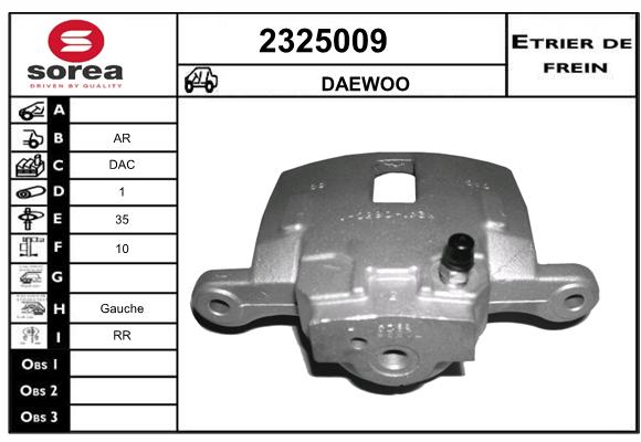 Etrier de frein SEEAC 4325009