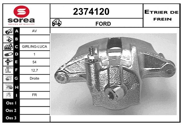 Etrier de frein SEEAC 4374120