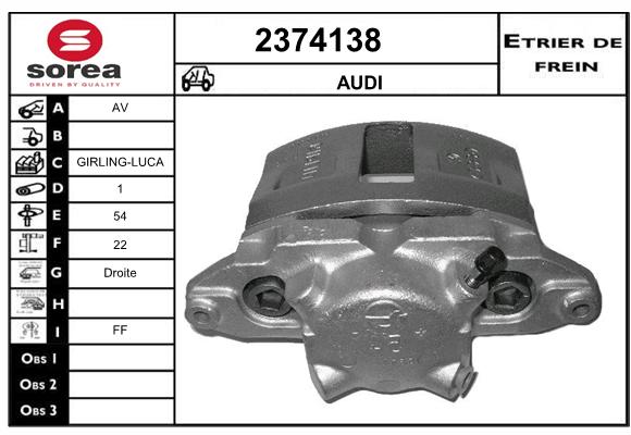 Etrier de frein SEEAC 4374138