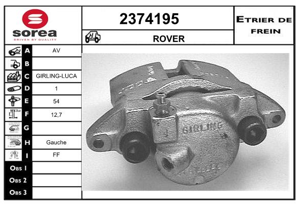 Etrier de frein SEEAC 4374195