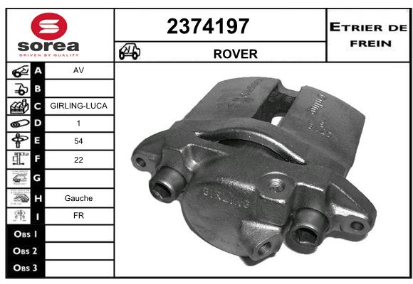 Etrier de frein SEEAC 4374197