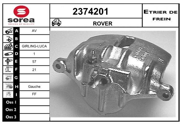 Etrier de frein SEEAC 4374201