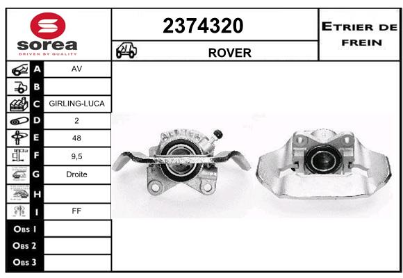 Etrier de frein SEEAC 4374320