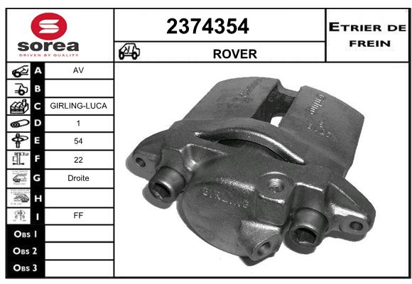 Etrier de frein SEEAC 4374354