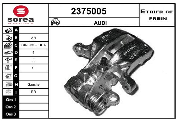 Etrier de frein SEEAC 4375005