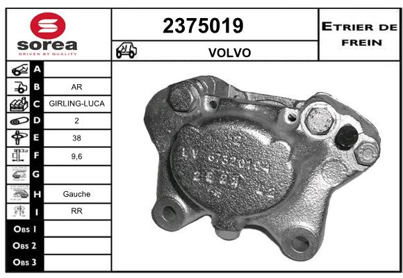 Etrier de frein SEEAC 4375019