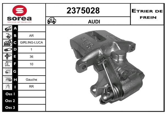 Etrier de frein SEEAC 4375028